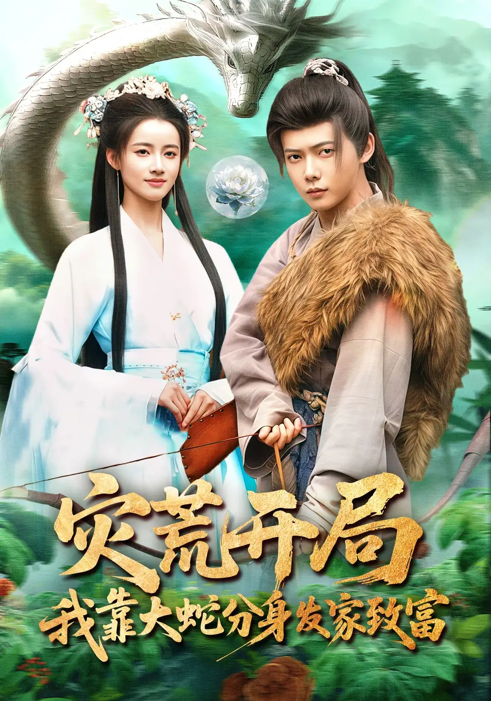 短剧《灾荒开局，我靠大蛇分身发家致富》高清完整版免费观看