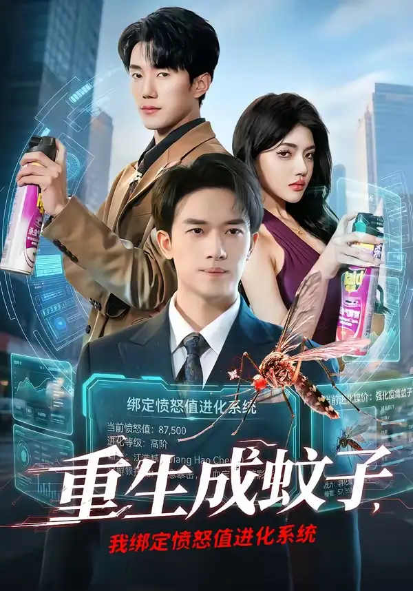 短剧《重生成蚊子，我绑定愤怒值进化系统》高清完整版免费观看